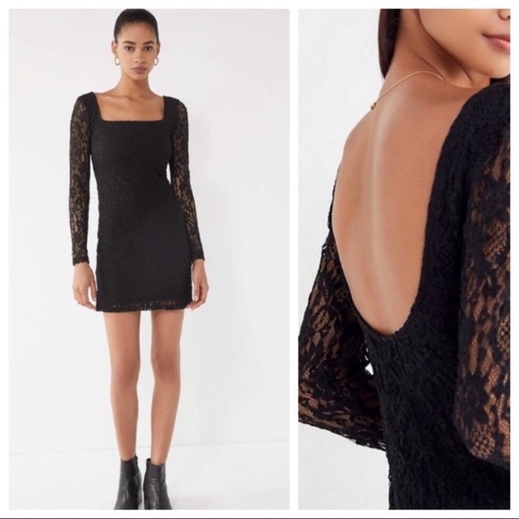 Black Lace mini dress - Picture 3 of 7